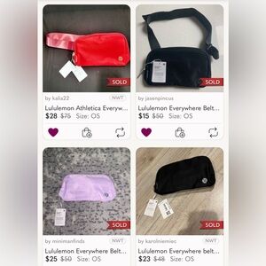 PSA Lululemon Everywhere Belt Bags